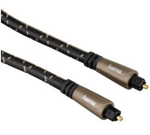 Hama 1.5m Toslink M/M audio cable Brown