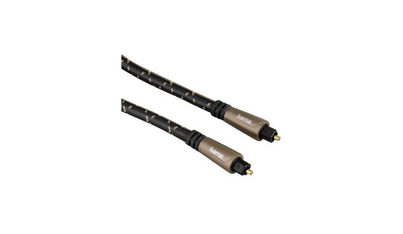 Hama 1.5m Toslink M/M audio cable Brown