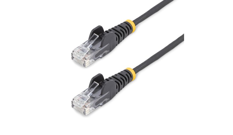 StarTech.com 0.5 m CAT6 Cable - Slim - Snagless RJ45 Connectors - Black