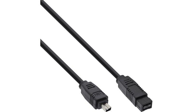 InLine FireWire 400 to 800 1394b Cable 4 / 9 Pin male 1m