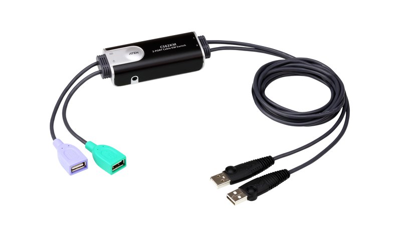 ATEN 2-Port USB Boundless Cable KM Switch