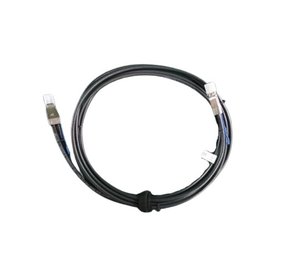 DELL 470-ABDR Serial Attached SCSI (SAS) cable 2 m 12 Gbit/s Black, Metallic