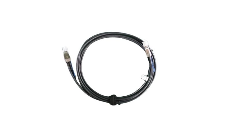 DELL 470-ABDR Serial Attached SCSI (SAS) cable 2 m 12 Gbit/s Black, Metallic