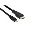 CLUB3D Micro HDMI™ to HDMI™ 2.0 4K60Hz Cable 1M / 3.28Ft