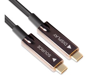 CLUB3D USB Gen 2 Type C Active Optical Cable A/V Unidirectional M/M 20 m/ 65.62 ft