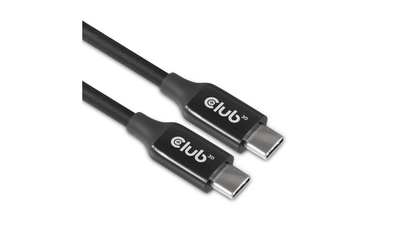 CLUB3D USB 3.2 Gen2 Type C to C Active Bi-directional Cable 8K60Hz M/M 5m/16.4ft