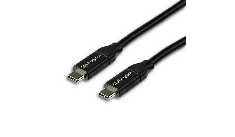 StarTech.com USB-C to USB-C Cable w/ 5A PD - M/M - 2 m (6 ft.) - USB 2.0 - USB-IF Certified
