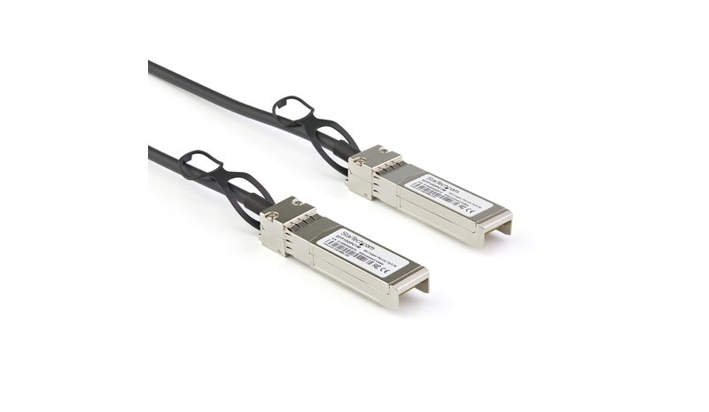 StarTech.com Dell EMC DAC-SFP-10G-1M Compatible 1m 10G SFP+ to SFP+ Direct Attach Cable Twinax - 10GbE SFP+ Copper DAC 10 Gbps Low Power Passive Mini GBIC/Transceiver Module DAC