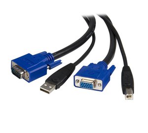 StarTech.com 6 ft 2-in-1 USB KVM Cable