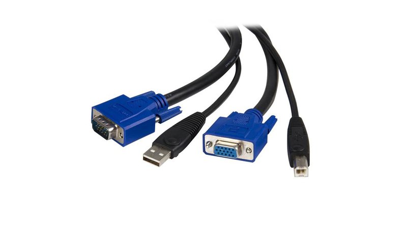 StarTech.com 6 ft 2-in-1 USB KVM Cable