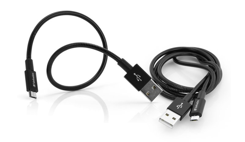 Verbatim 48875 USB cable USB 3.2 Gen 1 (3.1 Gen 1) 1 m Micro-USB A USB A Black