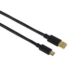 Hama USB-C/USB A, 1.8 m USB cable USB 3.2 Gen 2 (3.1 Gen 2) USB C 5 Gbit/s Black