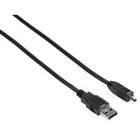 Hama USB 2.0 Cable USB-A Plug - mini USB-B Plug (B4), 1.8 m USB cable USB A Mini-USB B 0.48 Gbit/s Black