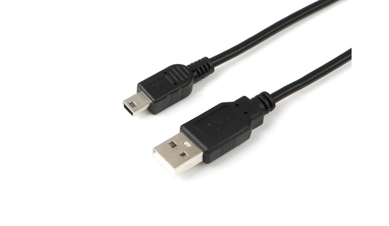 Microconnect USBAMB505 USB cable USB 2.0 0.5 m USB A Mini-USB B Black