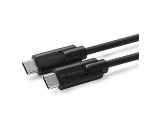 Microconnect USB3.2CC0.5 USB cable USB 3.2 Gen 2x2 0.5 m USB C 100 W Black