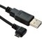 Microconnect USBABMICRO3ANG USB cable USB 2.0 3 m Micro-USB B USB A Black – kuva 1
