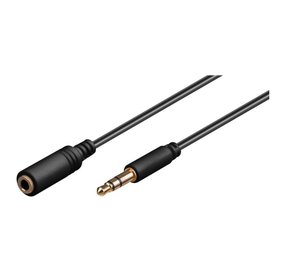 Microconnect AUDLG2G audio cable 2 m 3.5mm Black