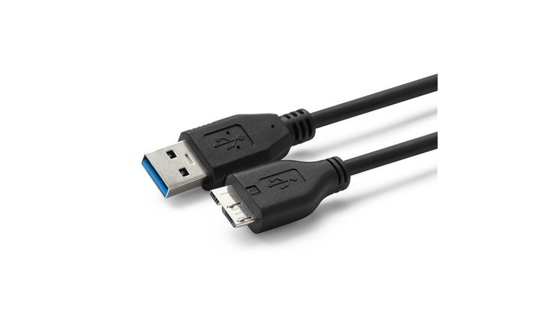 Microconnect USB3.0AB1MICRO USB cable USB 3.2 Gen 1 (3.1 Gen 1) 1 m USB A Micro-USB B Black