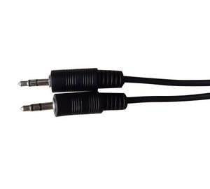 Microconnect AUDLL1 audio cable 1 m 3.5mm Black