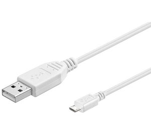 Microconnect USBABMICRO5W USB cable USB 2.0 5 m USB A Micro-USB B White
