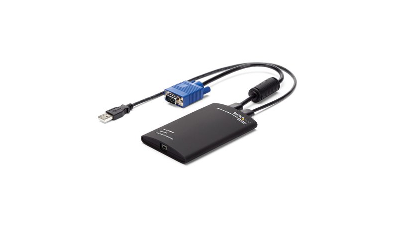 StarTech.com KVM Console to USB 2.0 Portable Laptop Crash Cart Adapter