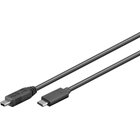 Microconnect USB3.1CMB505 USB cable USB 2.0 0.5 m USB C Mini-USB B Black