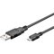 Microconnect USBABMICRO5 USB cable USB 2.0 5 m USB A Micro-USB B Black – kuva 1