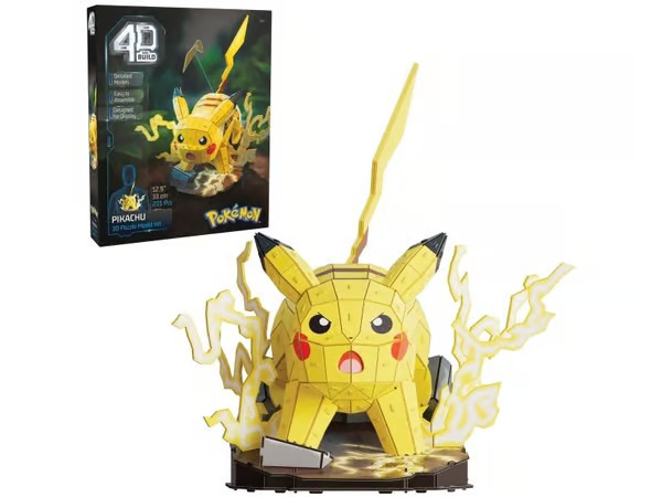 4D PUZZLES Pokemon 30 cm - Pikachu