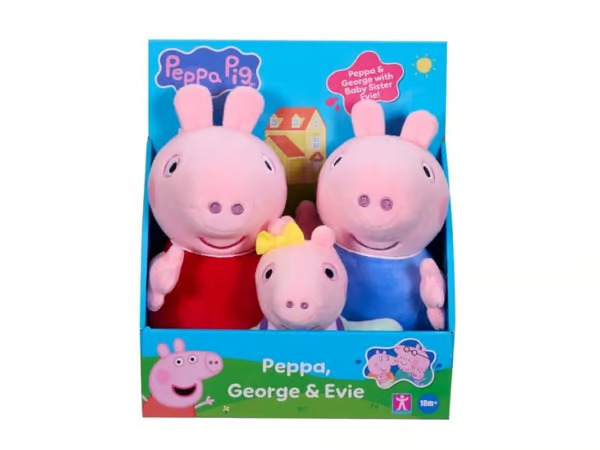Peppa Pig - Plush 3PK (8423) – kuva 3/8