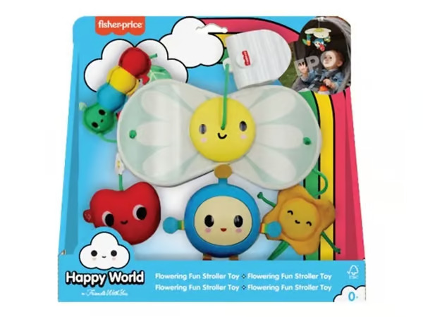 Fisher-Price Happy World Flowering Fun Stroller Toy