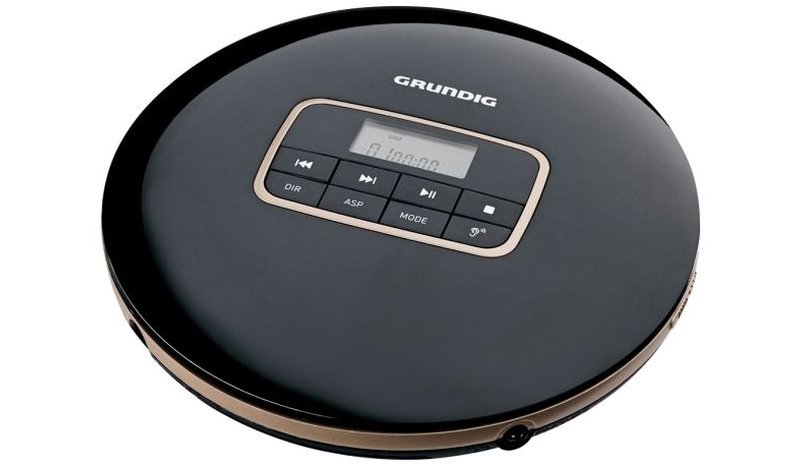 Grundig GCP1010 CD player Black Personal CD player