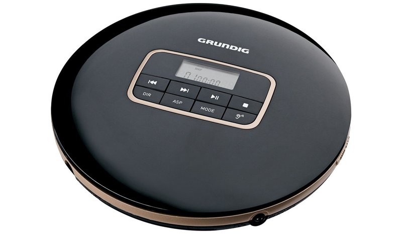 Grundig GCP1010 CD player Black Personal CD player