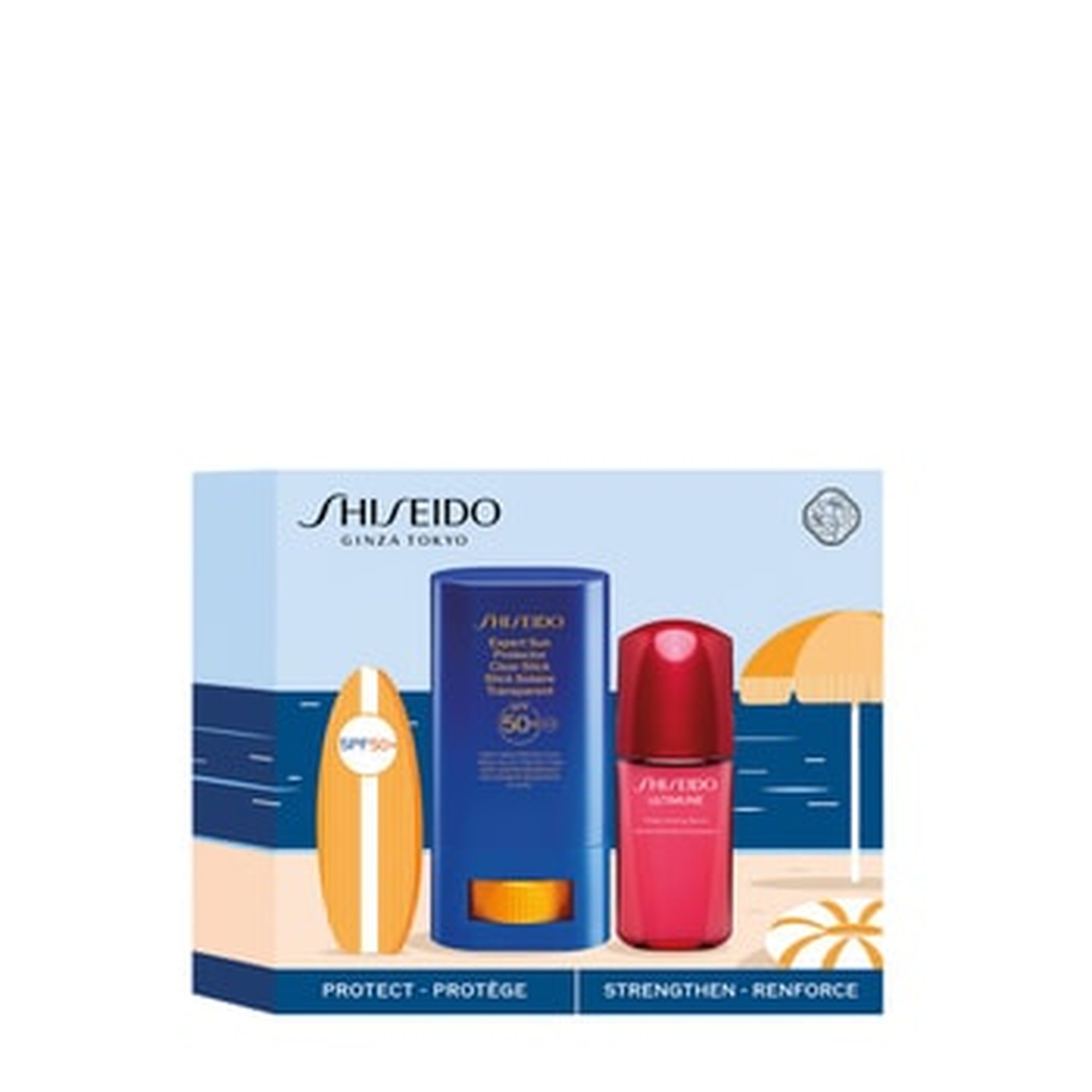 Shiseido Sun Protection Clear Stick Kit Kasvojenhoitosetti 1 kpl