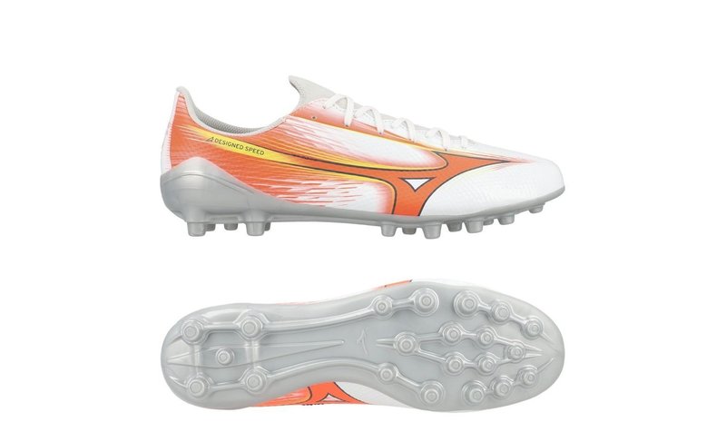 Mizuno Alpha III Select AG Prism - Valkoinen/Oranssi/Evening Prim