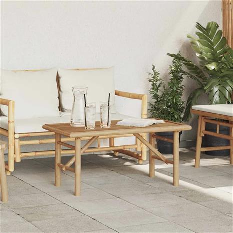vidaXL Sohvapöytä Ruskea 90 x 50 x 43 cm Bambu