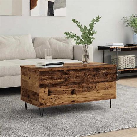 vidaXL Sohvapöytä Vanha puu 90 x 44.5 x 45 cm Tekninen puu