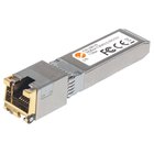 Intellinet Transceiver Module, 10 Gigabit Copper SFP+, 10GBase-T (RJ45) Port, 30m, up to 10 Gbps Data-Transfer Rate with Cat6a Cabling, Ethernet, Fiber/Fibre, MSA Compliant, Equivalent to Cisco MA-SFP-10G-T, Three Year Warranty