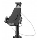 Manhattan iPad & Tablet Desk Stand, Lockable, Wall Mountable, Secure Anti-Theft, 7.9" to 10.5" tablets, 360° Rotation, +/- 70° Tilt, 330° Swivel, Black, Lifetime Warranty