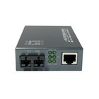 LevelOne RJ45 to SC Gigabit Media Converter, PoE PSE, Single-Mode Fiber, 20km