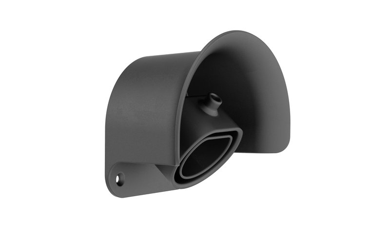Gembird Charging cable holder, Type 2, Black