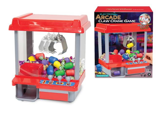 Arcade Crane Machine palkintokapseleilla (3 joystickiä)
