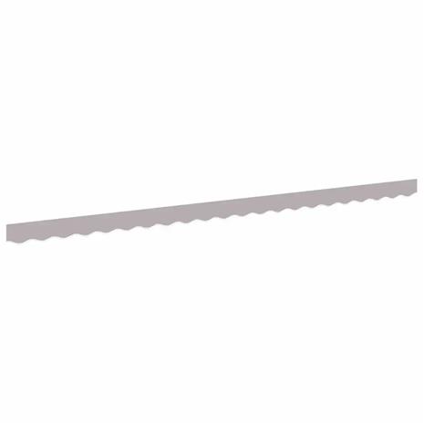 vidaXL Liiterin räystäspelli Vaaleanharmaa 480 x 20 cm Kangas