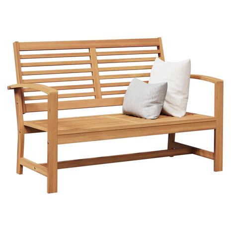 vidaXL Penkki Ruskea 110 x 65 x 76,5 cm Tiikkipuu