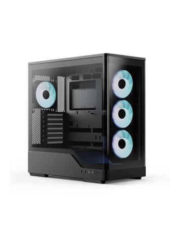 Aerocool P500A-BK Midi Tower Black – kuva 2/4