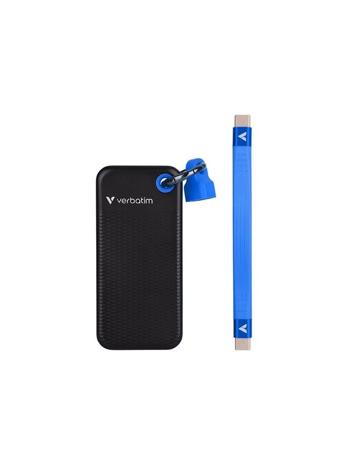 Verbatim Pocket SSD USB 3.2 Gen 2 1TB Black/Blue