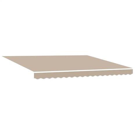 vidaXL Markiisin vaihtokangas Beige 4 × 3 m Polyesteri
