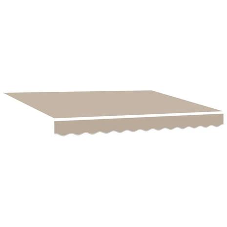 vidaXL Markiisin vaihtokangas Beige 3,5 x 2,5 m Polyesteri