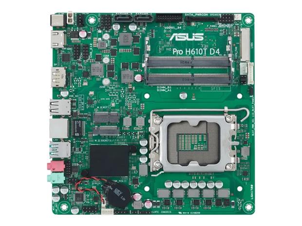 ASUS Pro H610T D4-CSM Intel H610 LGA 1700 Thin Mini ITX