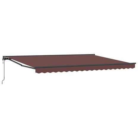 vidaXL Aurinkovarjon runko Ruskea 450 × 300 cm