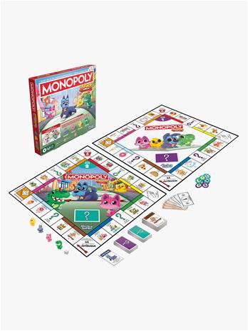 Hasbro Monopoly Junior Square 2-i-1 (SV/FI)